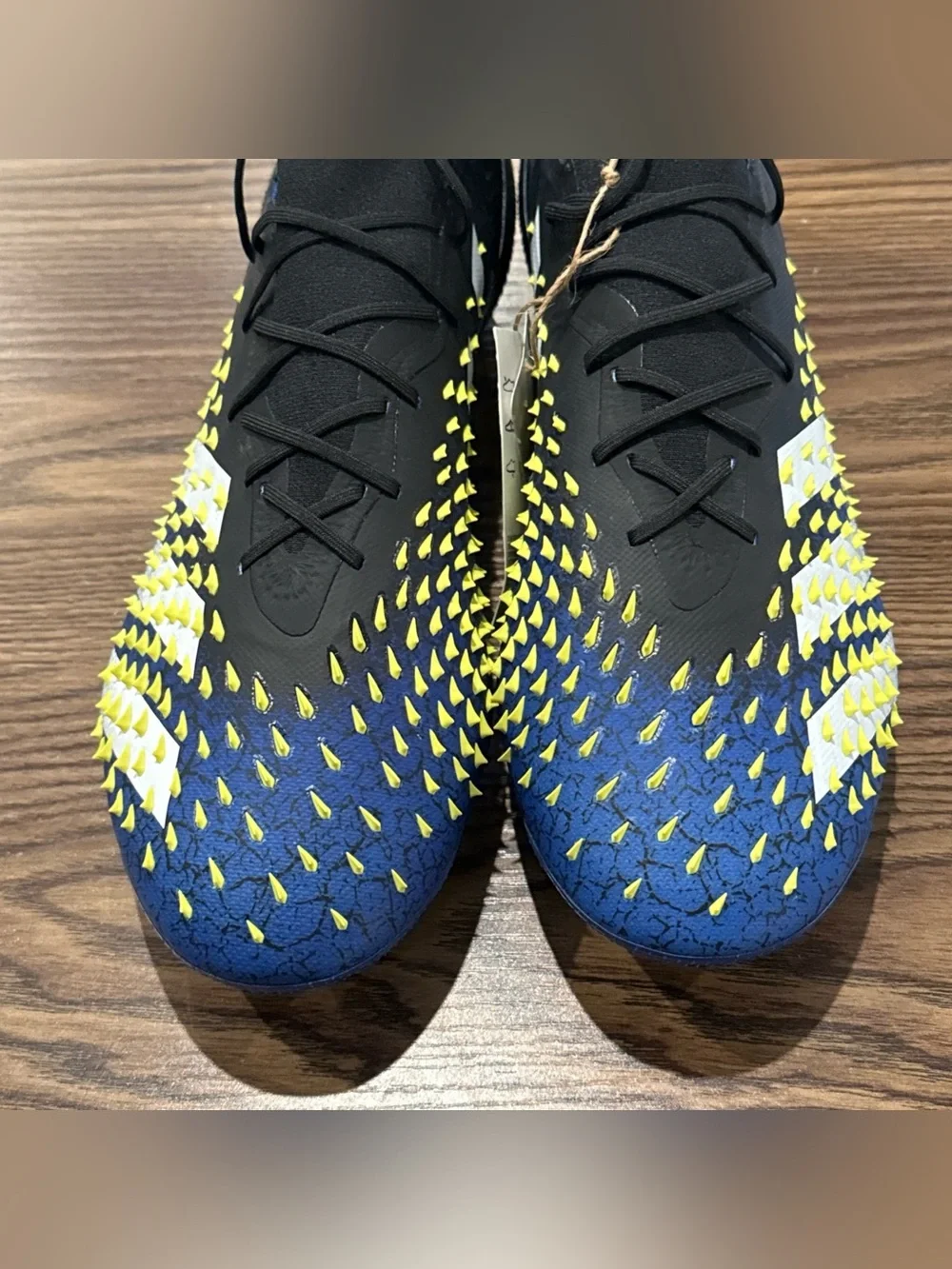Men’s Size 11.5 Adidas Predator Freak.1 SG Soccer Cleats FY0747 Blue/Black NEW